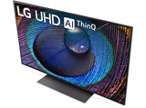 TV LED 43 - LG 43UR91006LA, UHD 4K, Inteligente α5  4K Gen6, Smart TV, DVB-T2 (H.265), Azul Ceniza