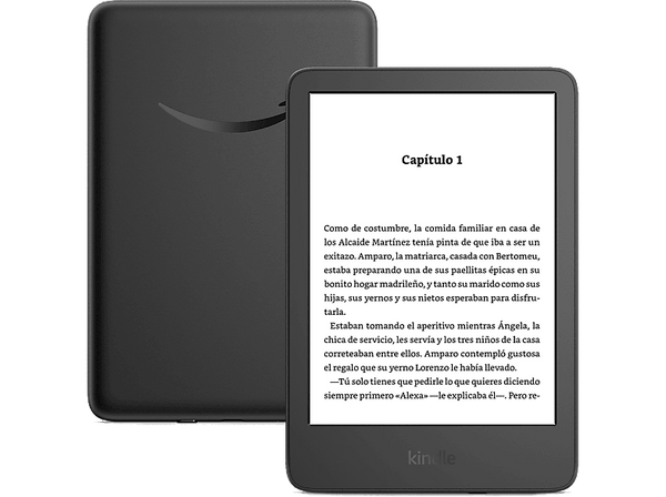 eBook - Amazon Kindle (2024), 6" HD 300ppp, 16 GB Memoria, 8 semanas autonomía, USB-C, Black