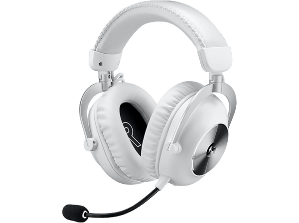 Auriculares gaming - Logitech G Pro X 2, Inalámbrico, Bluetooth, Transductor de grafeno, 7.1 DTS, PC/PlayStation/Nintendo, Blanco