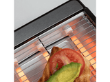 Tostadora - Jata JETT1590, 1000 W, 6 Niveles de Tostado, Control Táctil, Gris
