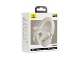 Auriculares inalámbricos - Baseus Inspire XH1 Sound By Bose, Wireless, Cancelación de Ruido, Audio Hi-Res/LDAC, Comodidad Cloud-Soft, Blanco Marfil