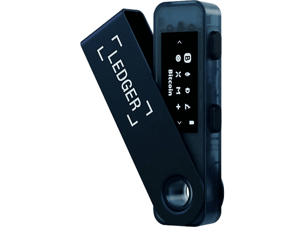 Crypto Wallet - Ledger Nano S Plus, USB-C, Pantalla 1.09" OLED, Azul zafiro