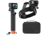 Kit accesorios cámara deportiva - GoPro Adventure Kit 3.0, 3 accesorios, Con maletín de transporte, Negro
