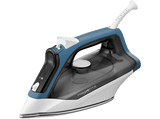 Plancha de vapor - Rowenta DX1550D1 Effective, 0.25 l, 110 g/min, 2200 W, Sistema antical, Azul