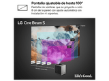 Proyector - LG PU615U, 3840 x 2160 píxeles, 20.000 h, UHD 4K, Plateado