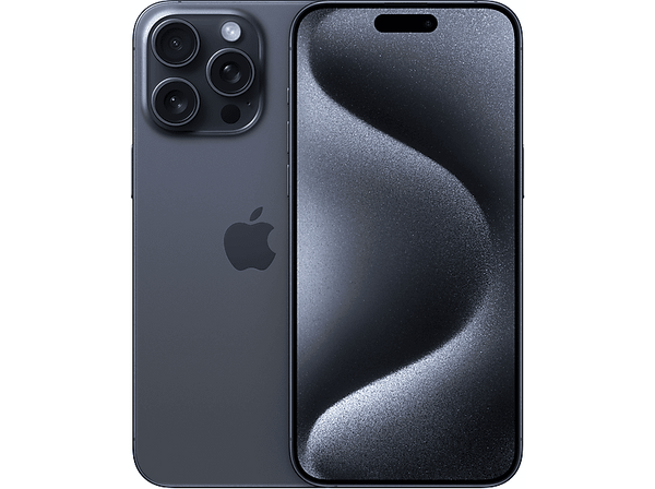 Apple iPhone 15 Pro Max, Titanio Azul, 512 GB, 5G, 6.7"  Pantalla Super Retina XDR, Chip A17 Bionic, iOS