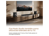 Altavoz inalámbrico - Samsung HW-LS70H Music Studio 7, 150 W, Dolby Atmos, Q-Symphony, Sonido Adaptativo, Negro Titanio