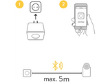 Enchufe inteligente - Nuki Bridge, WiFi, Bluetooth, Abrepuertas, Smart Home, Asistentes de voz, Blanco