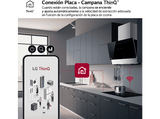 Placa inducción - LG CI5Z2421BN, 3 zonas, Zona grande de 32 cm,  Stop&Go, ThinQ™, Negro