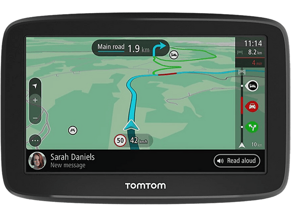 GPS - TomTom GO Classic 5", 5", Toda Europa, 1 h, Monitorización de tráfico, Wi-Fi, Bluetooth, Negro
