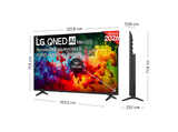 TV QNED Mini LED 55 - LG 55QNED72B6B, UHD 4K, Procesador Inteligente α7 AI Processor 4K Gen9, Smart TV, DVB-T2 (H.265), Negro