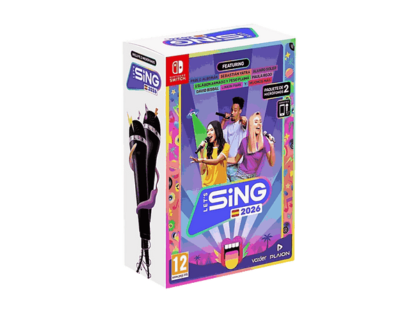 Nintendo Switch Let's Sing 2026 + 2 Micrófonos