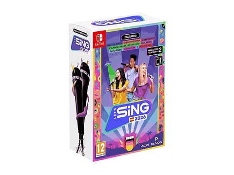Nintendo Switch Let's Sing 2026 + 2 Micrófonos