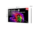 TV OLED 83 - LG OLED83G64LW, OLED evo 4K, Procesador Inteligente α11 AI Processor 4K Gen3, Smart TV, DVB-T2 (H.265), Gallery Design, Negro