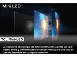 TV Mini LED 65 - TCL 65C845, QLED 4K, Quad Core, Smart TV, DVB-T2, Google TV, Game Master, Negro