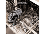 Heladera - Cecotec Gelatec 1800 Touch,  1,35 L, CreamOn, Pantalla TFT táctil, 10 programas, Re-Spin, 3 tarrinas 450 ml, BPA Free, Gris