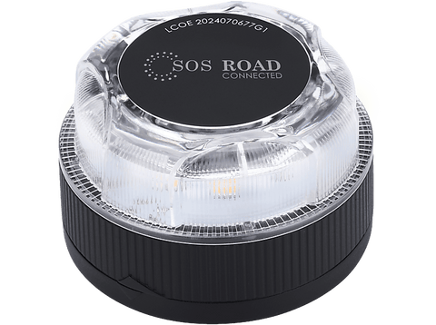 Baliza V16 - NK SOS Road Connected V16, Luz emergencia, Conectada con DGT, Señalización y geoposicionamiento, Homologado DGT, Visión 360º, Negro