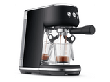 Cafetera express - Sage the Bambino®, 9 bar, 1600 W, 2 tazas, ThermoJet®, Microespumado Manual, Trufa negra