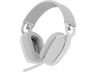 Auriculares inalámbricos - Logitech Zone Vibe 100, Bluetooth, Micrófono con supresión de ruido, 18hs de autonomía, PC/Mac, Altavoces 40 mm, Blanco