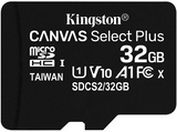 Tarjeta Micro SD - Kingston A0028782, 32 GB, Velocidad hasta 100 MB/s, Clase 10, Adaptador SD, Negro