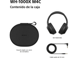 Auriculares inalámbricos - Sony WH-1000XM4C, Noise Cancelling, 34h, Hi-Res, HD Noise Cancelling Processor QN1, Conexión multipunto, iOS/Android, Negro