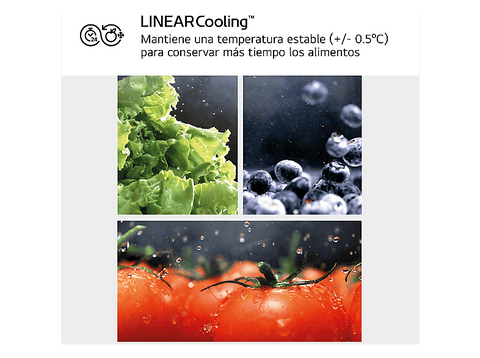 Frigorífico americano - LG GMV960MBDE, No Frost, 178.7 cm, 666 l, Instaview™, Linear Cooling™, Plata