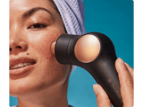 Masajeador facial - Therabody TheraFace PRO, Para Cara, Terapia de luz LED, Microcorriente, Limpieza Profunda, Negro