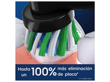 Recambio para cepillo dental - Oral-B Pro CrossAction, Cabezales De Recambio, Pack de 6 unidades, Negro