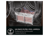 Secadora bomba de calor - AEG TR839T4PB, 9 Kg, 12 programas, Función Anti-arrugas, Motor inverter, Blanco