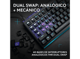 Teclado gaming - Logitech G G512 X 75, Cable, Dual Swap, Mecánico/Analógico TMR intercambiable, Tasa de sondeo 8K, RGB, Personalizable, PC-Mac, Negro