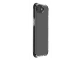 Funda móvil - CellularLine TETRA, Apple, Para iPhone 16e, Transparente y Negro