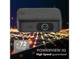 Powerbank - CellularLine PowerView IQ, 10000 mAh, 45 W, 72 horas, USB C, USB A, Negro
