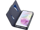 Funda móvil - CellularLine BOOK AGENDA, Para Samsung Galaxy A36/A56, Imitación piel, Gris