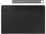 Funda tablet - Samsung  Book Cover Keyboard Slim (AI Key), compatible con Galaxy Tab S9/S9 FE, AI Assistant, 12.4, Negro