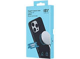Funda - Isy ISC 3745, Compatible con iPhone 16 Pro Max, Resistente a golpes, Negro Carbón
