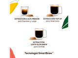 Cafetera de cápsulas - De'Longhi Nescafé® Dolce Gusto® 200.A , 15 bar, 1 l , 1600 W, SmartBrew™, Cápsulas compostables, Negro
