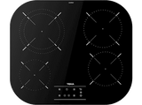 Placa vitrocerámica - Teka TCC 64310 TTC BK, 4 zonas, Zona grande de 21 cm, 59 cm, Touch control, Negro
