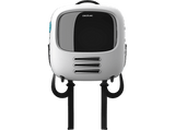 Transportín para mascotas - Cecotec Pumba 1800 Travel Fan, Sistema de ventilación, 2 velocidades, Grandes medidas, Luz interior, Gran ventana, Blanco