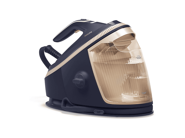 Centro de planchado - Philips PerfectCare SERIE 7000 PSG7300/20, 3120 W, 650 g/min, 8,5 bar, Suela SteamGlide Elite, Azul oscuro