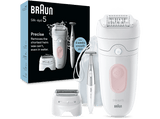 Depiladora - Braun Silk-épil 5-230, Tecnología Micro-Grip con 28 pinzas, Wet&Dry