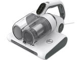 Aspirador de mano - Hoover ULTRAVORTEX 2.0, Cable 5m, 400 W, 0.6 l, Especial Colchones, Sensor de Polvo, Antiácaros, Antibacterías, Luz UV-C,Blanco