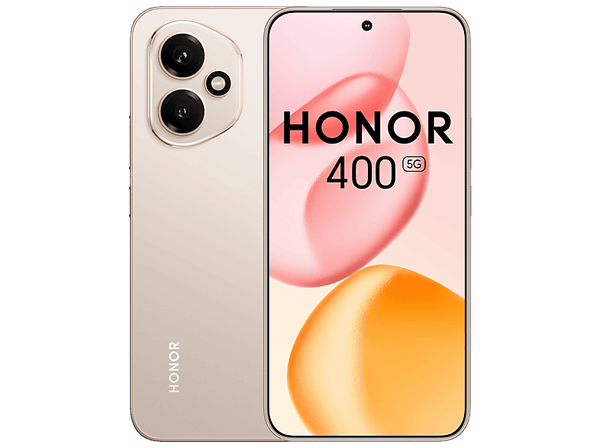 Móvil - Honor 400 5G, Desert Gold, 512GB, 8GB RAM, 6.55 " AMOLED, Qualcomm Snapdragon 7 Gen 3, 5300 mAh