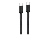 Cable USB - Belkin BoostCharge Pro Cable trenzado USB-C a USB-C de 240 W, 2 m, Universal, Negro