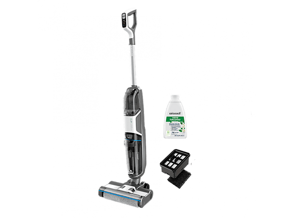 Fregona eléctrica - Bissell CrossWave HF3 Cordless Select, 22.2 V, Gris