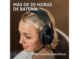 Auriculares gaming - Logitech G G321, Lightspeed-Bluetooth, Micrófono 16 kHz con varilla abatible, 20hs batería, PC, PS4-PS5, Nintendo Switch, Negro