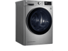 Secadora - LG RH90V9PV2N, Bomba de calor, Independiente, 9kg, 14 programas, Acero Inoxidable