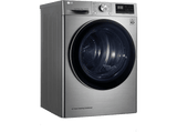 Secadora - LG RH90V9PV2N, Bomba de calor, Independiente, 9kg, 14 programas, Acero Inoxidable