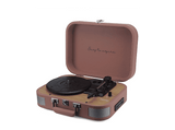 Tocadiscos - Prixton VC600, Correa de Transmisión, Bluetooth, 33/45/78 rpm, Dos Altavoces Estéreo de 5W, Mocha Mousse
