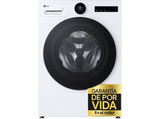 Lavadora secadora - LG W4X7016TLS, 11 kg, 6 kg, Selector LCD, Autodosificación, Blanco