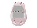 Ratón inalámbrico - HP Tilt Ergonomic Pink Mouse 720M, Inalámbrica, 1600 DPI, Rosa